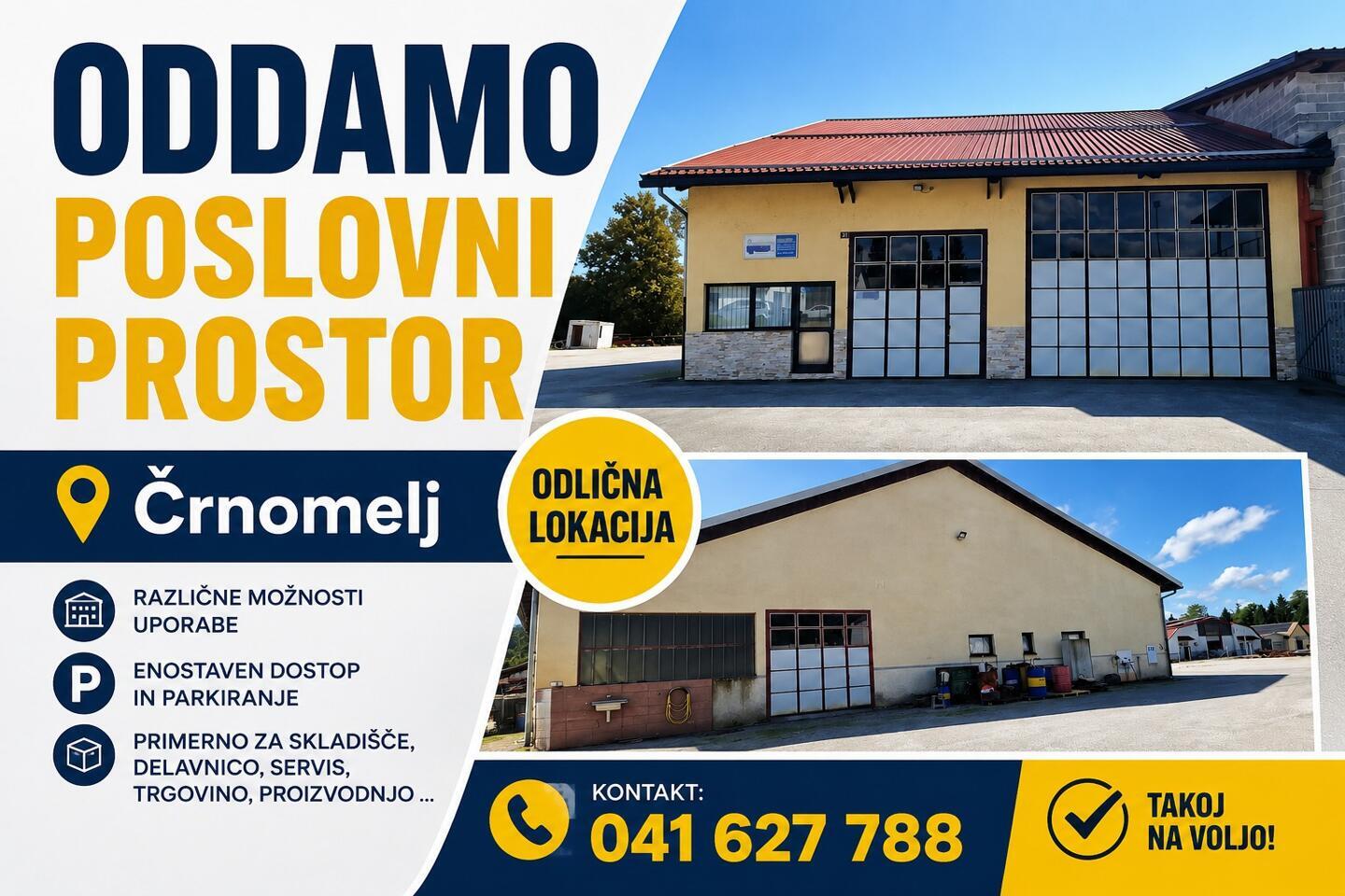 ODDAMO POSLOVNI PROSTOR - BELA KRAJINA - Slika 1