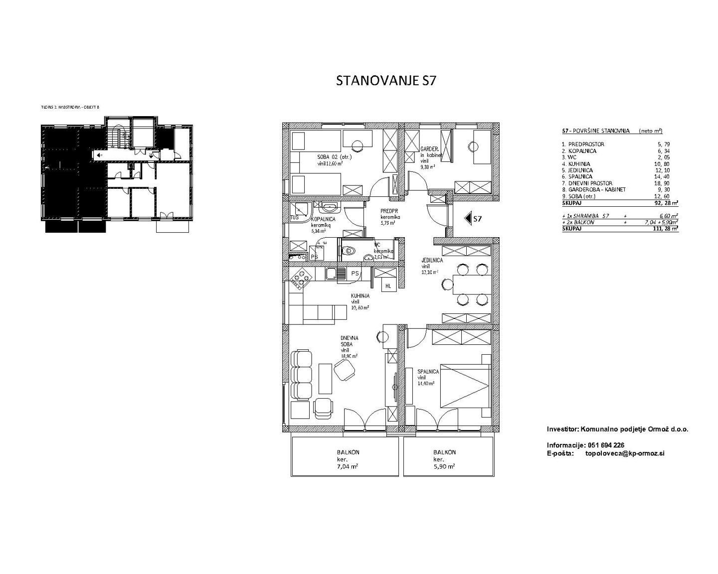 ORMOŽ - novogradnja stanovanje na ključ / stanovanje št. B-S7 - Slika 20