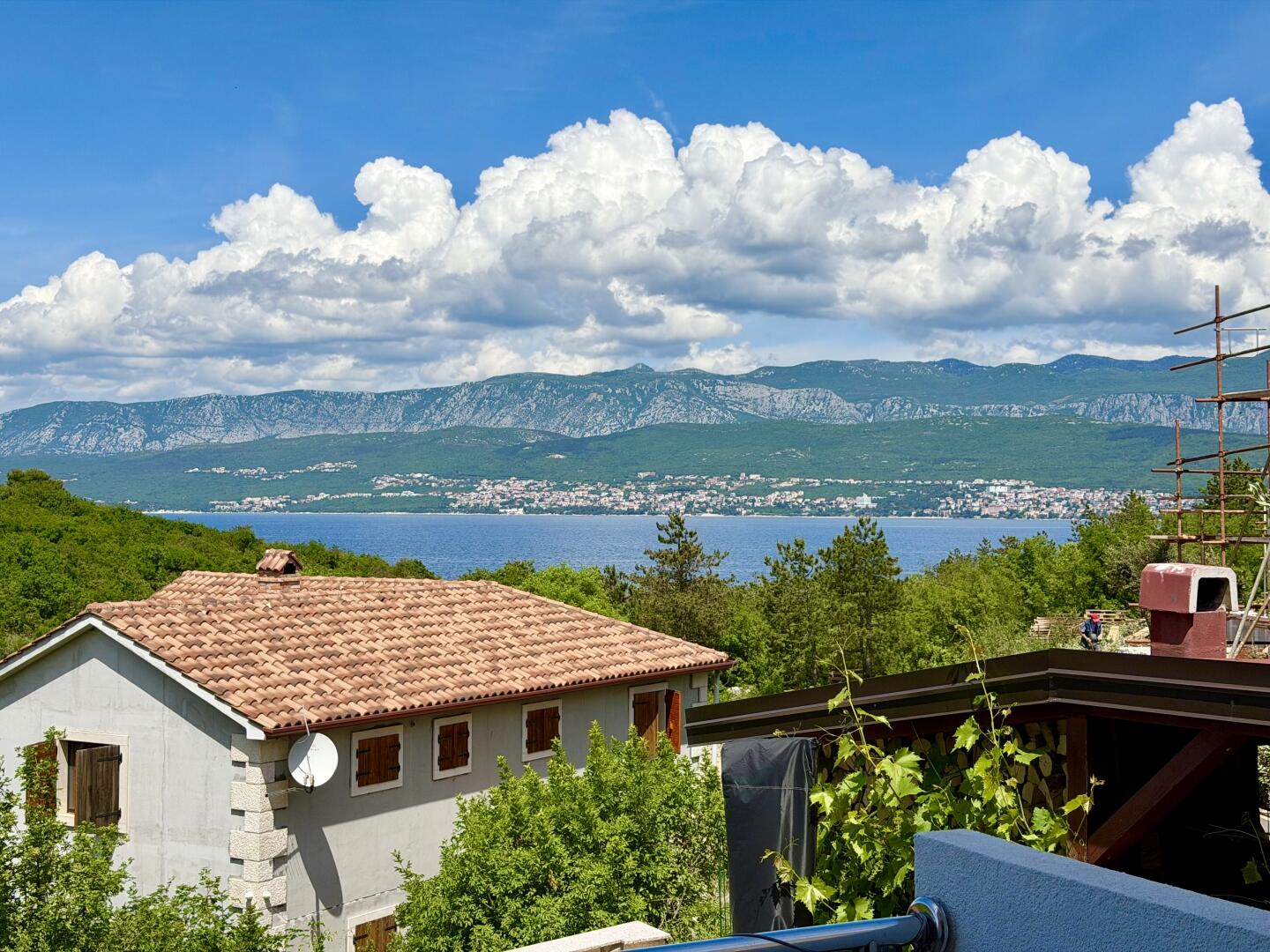 Šilo, otok Krk apartma blizu morja s pogledom na morje - Slika 1