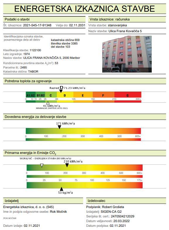 Obnovljeno 2-sobno stanovanje, Maribor, Tabor (Bližina UKC) - Slika 7